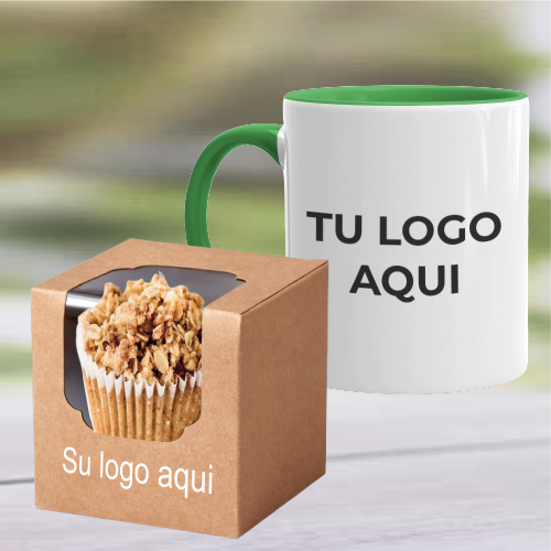 Dulzura Artesanal Branding Mugs para eventos